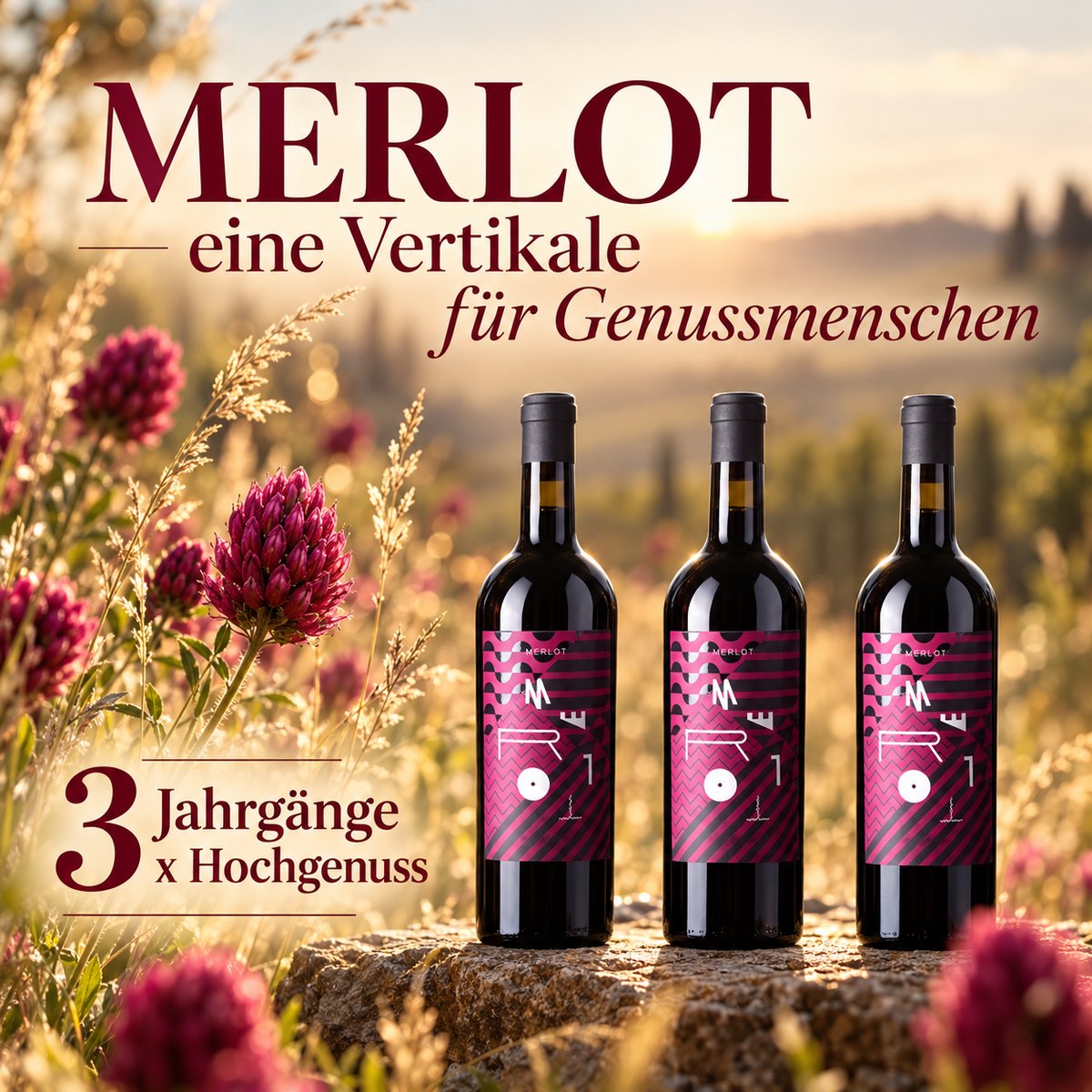 Merlot - eine Vertikale